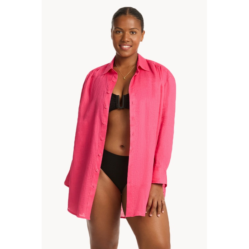 Resort Linen Cover Up