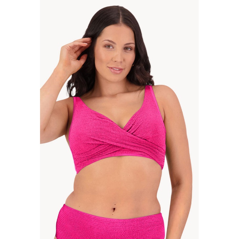 Retro Deco F/G Cup Wrap Front Bra