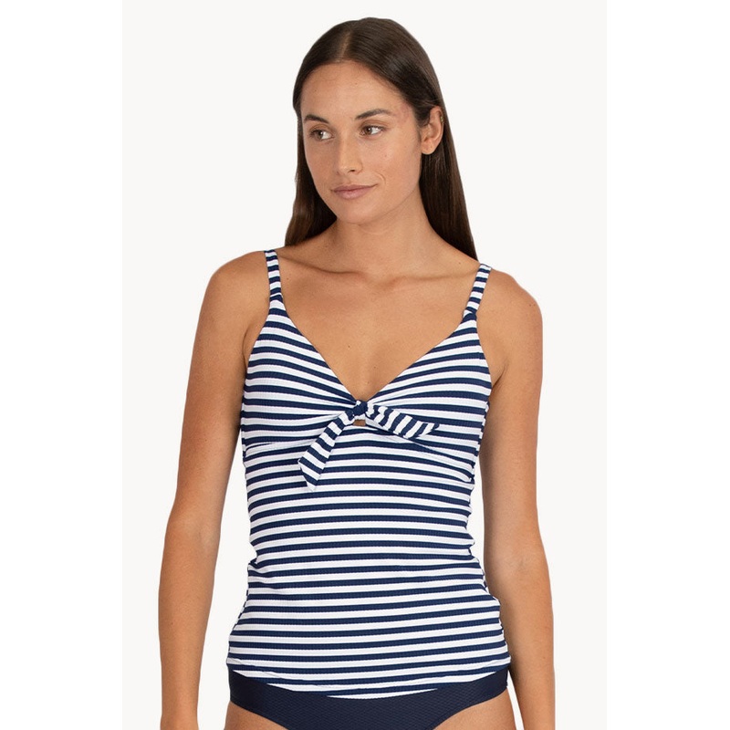 Sea Spirit Tie Front Tankini Separate