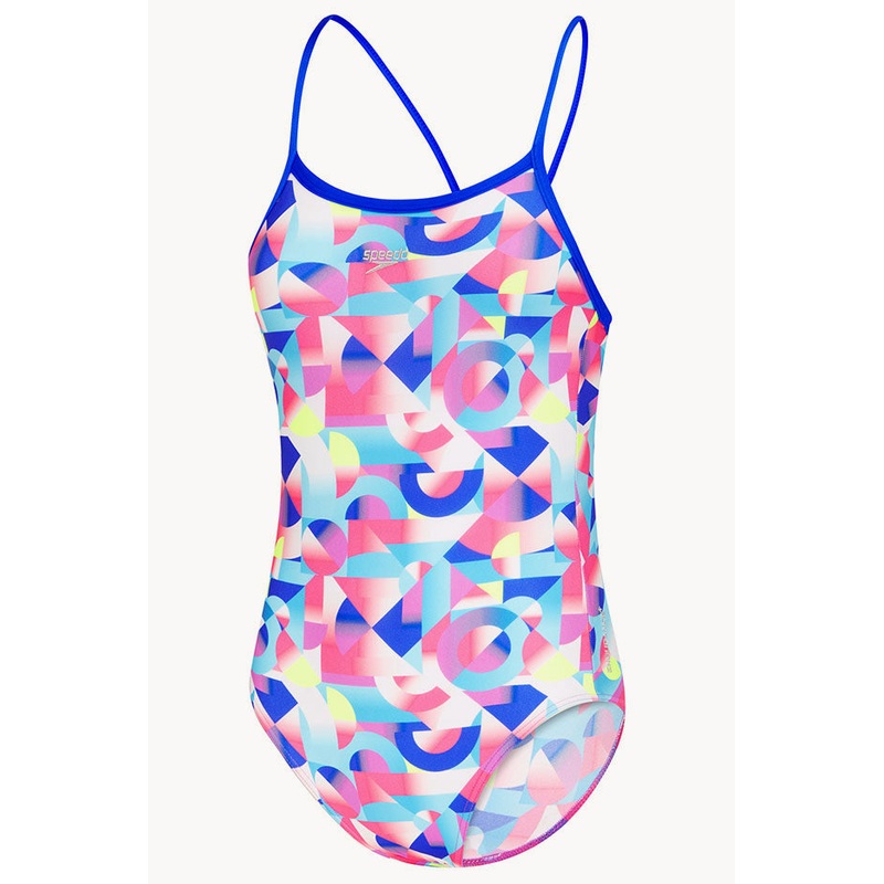 Girls Geo Thin Strap One Piece