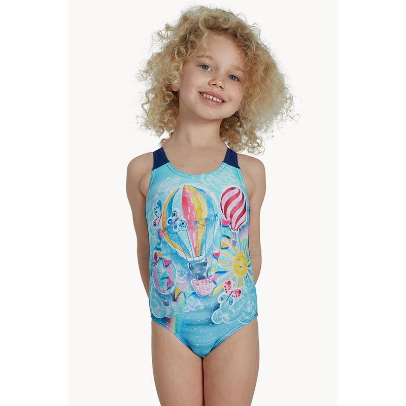 Girls Hot Air Balloon One Piece