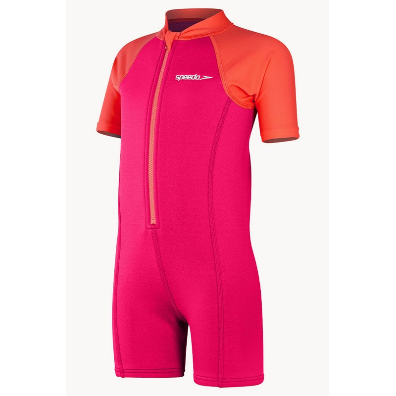 Girls Splice Neoprene Sunsuit