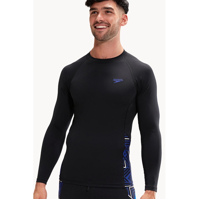 Mens Splice Printed Sun Top