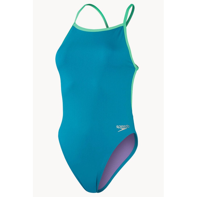 Plain V Back One Piece