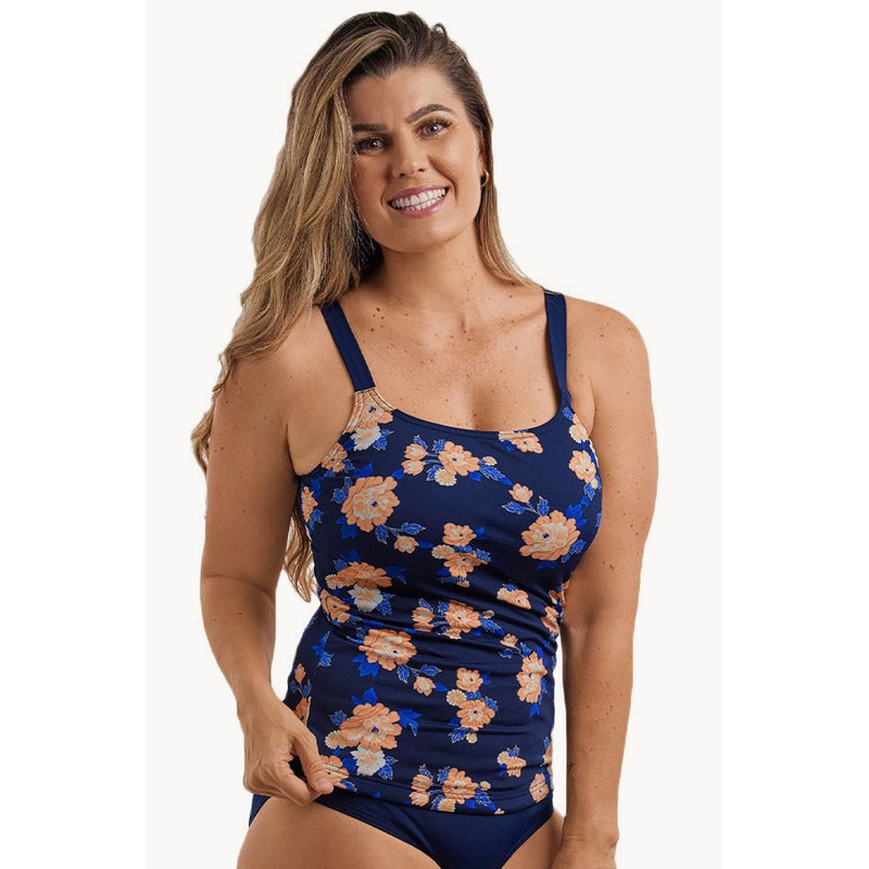 Rose Water Mastectomy Scoop Neck Tankini Separate