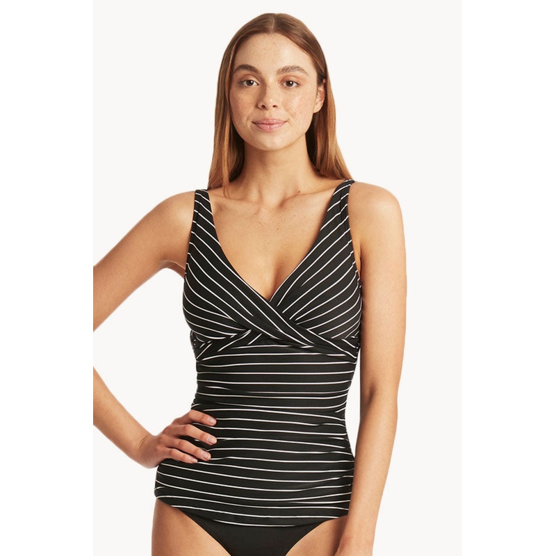 Shoreline Cross Front Tankini Separate
