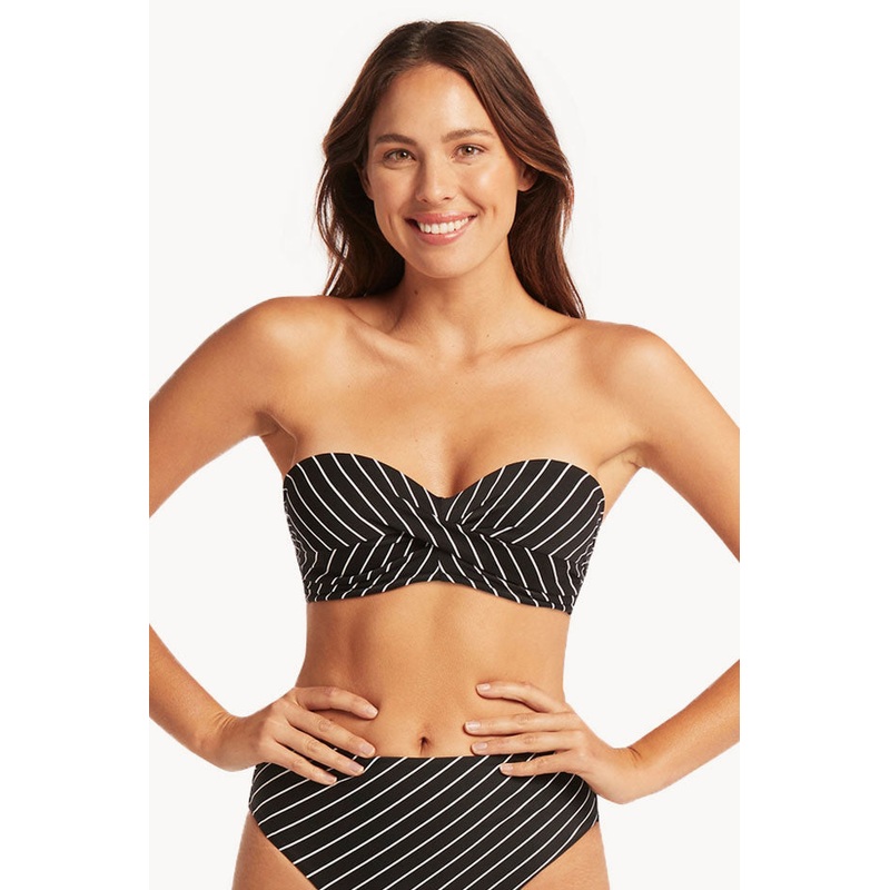 Shoreline Twist Front Bandeau