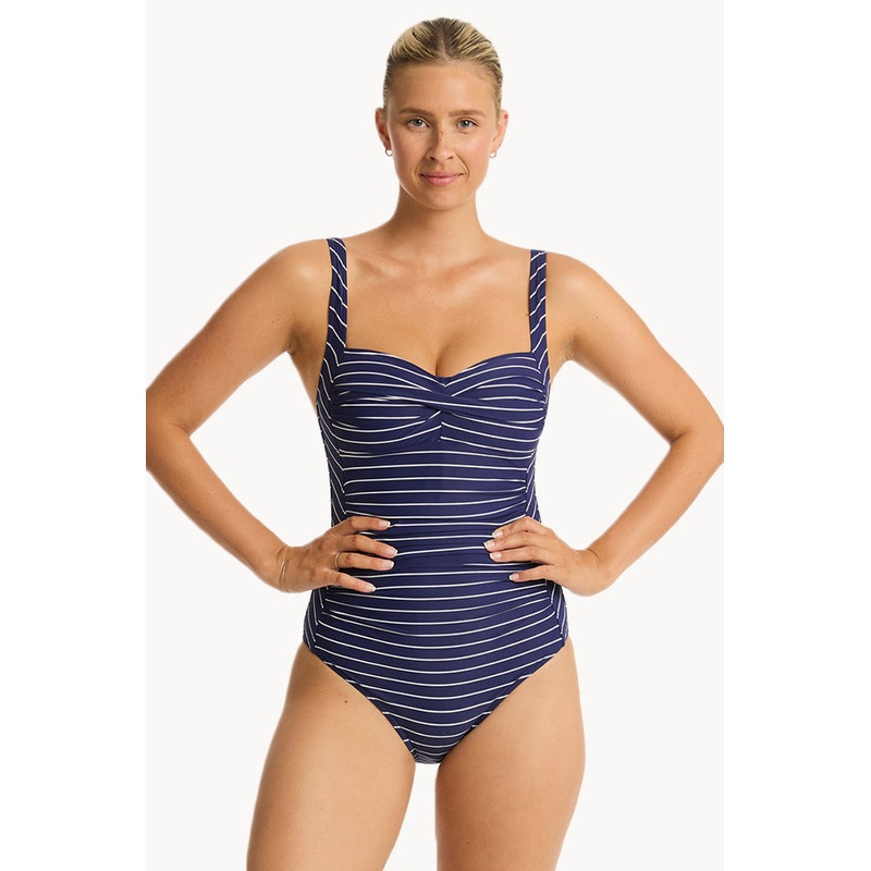 Shoreline Twist Front One Piece