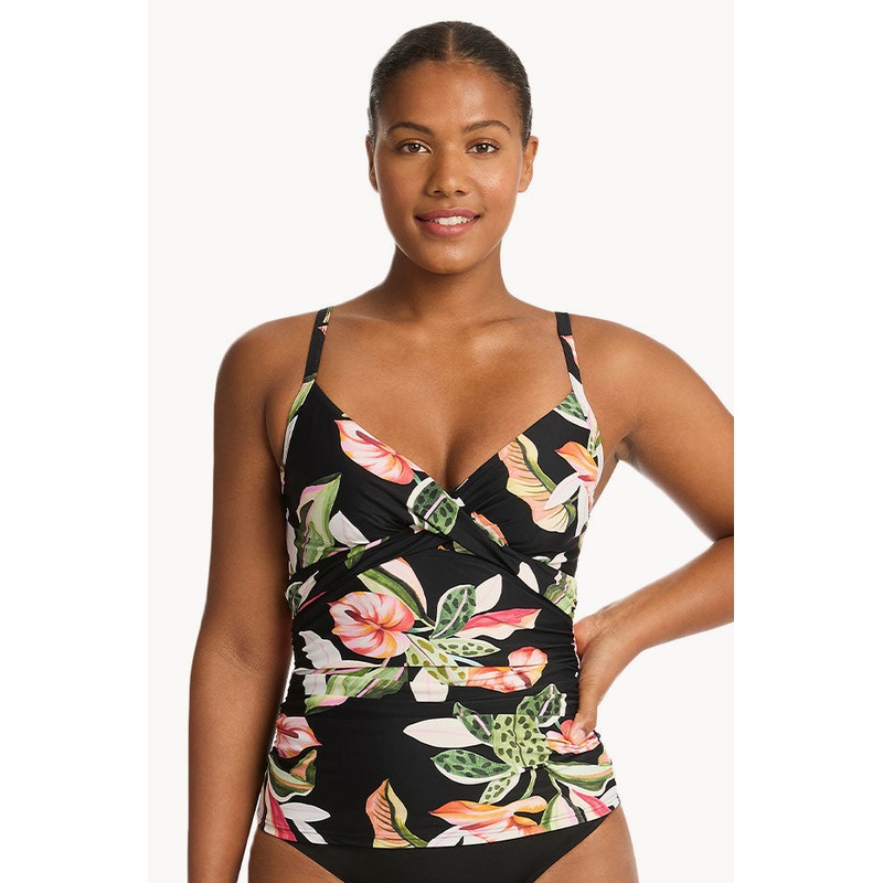 Sundown DD/E Cup Twist Front Tankini Separate