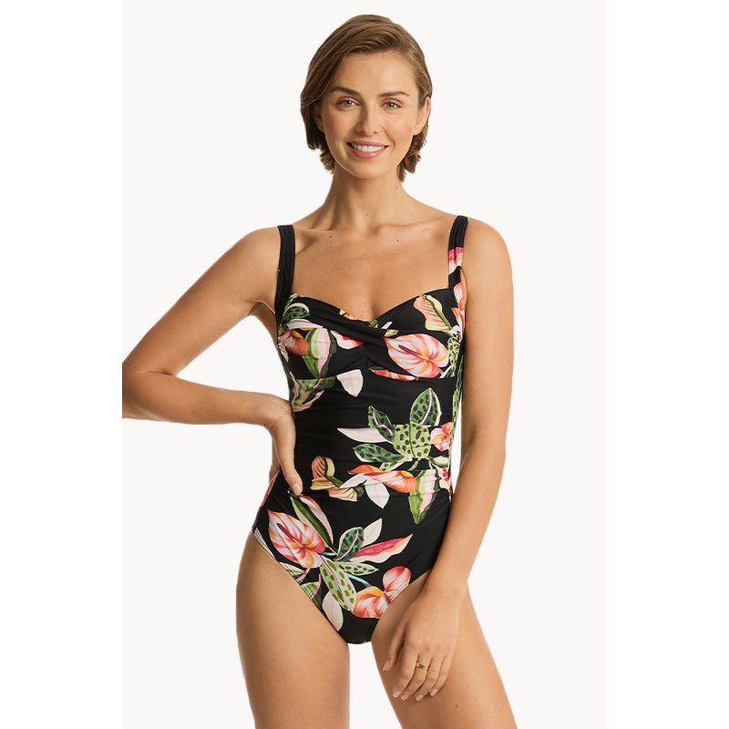 Sundown Twist Front One Piece