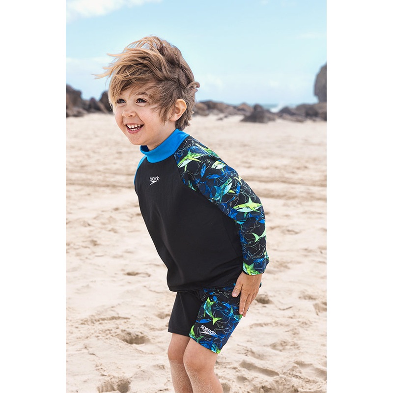 Toddler Boys Shark Suntop