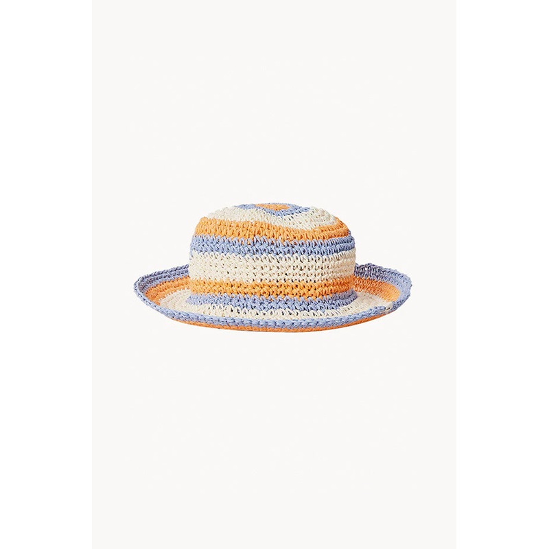 Girls Sun Stripe Crochet Hat