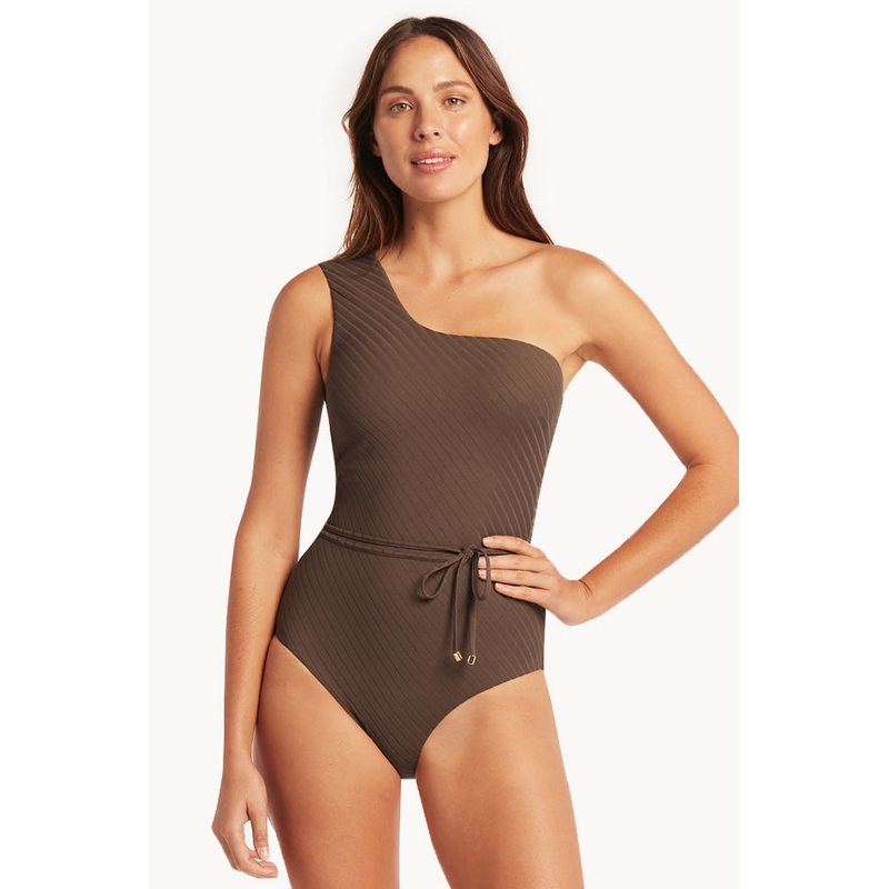 Vesper Wide Strap Diagonal One Piece