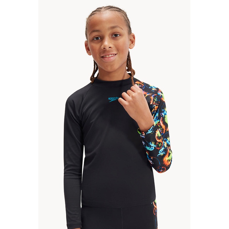 Boys Digital Printed Long Sleeve Suntop