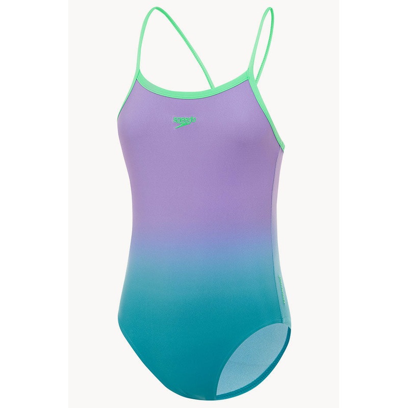 Girls Digital Ombre Thinstrap One Piece