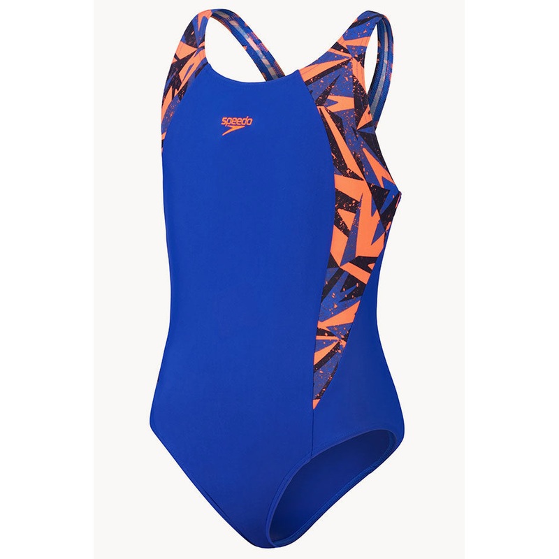 Girls Hyperboom Printed Muscleback One Piece