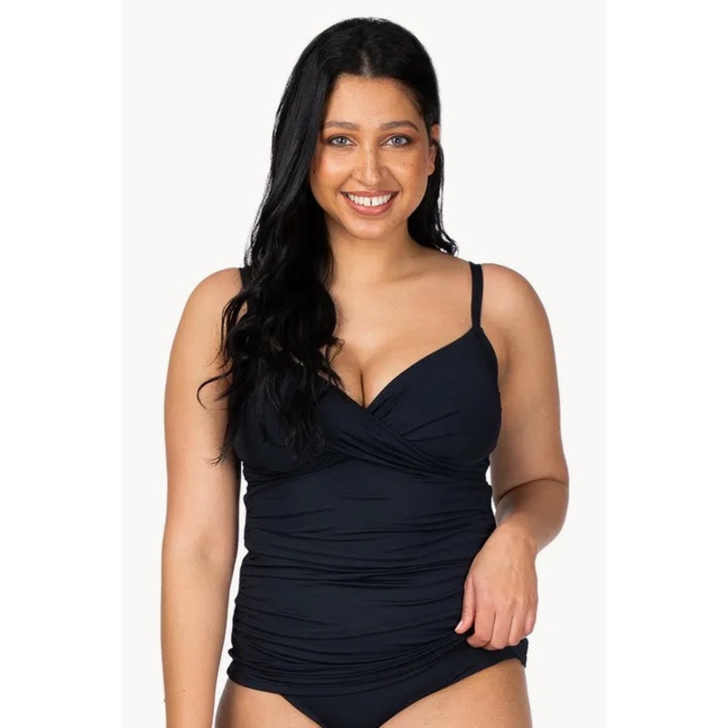 Basix Twist Front Tankini Separate