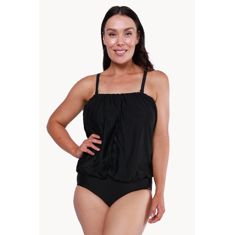 Flounce Bandeau One Piece