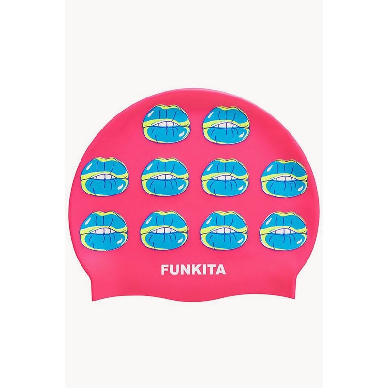 Kiss Kiss Swim Cap