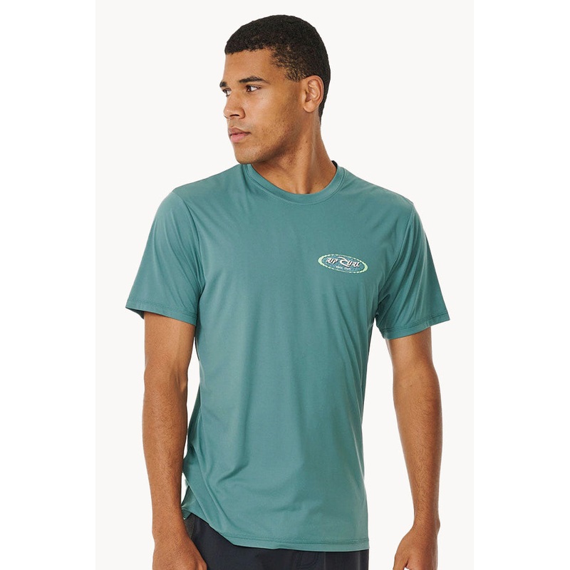Mens Fader Oval Surflite Short Sleeve Suntop
