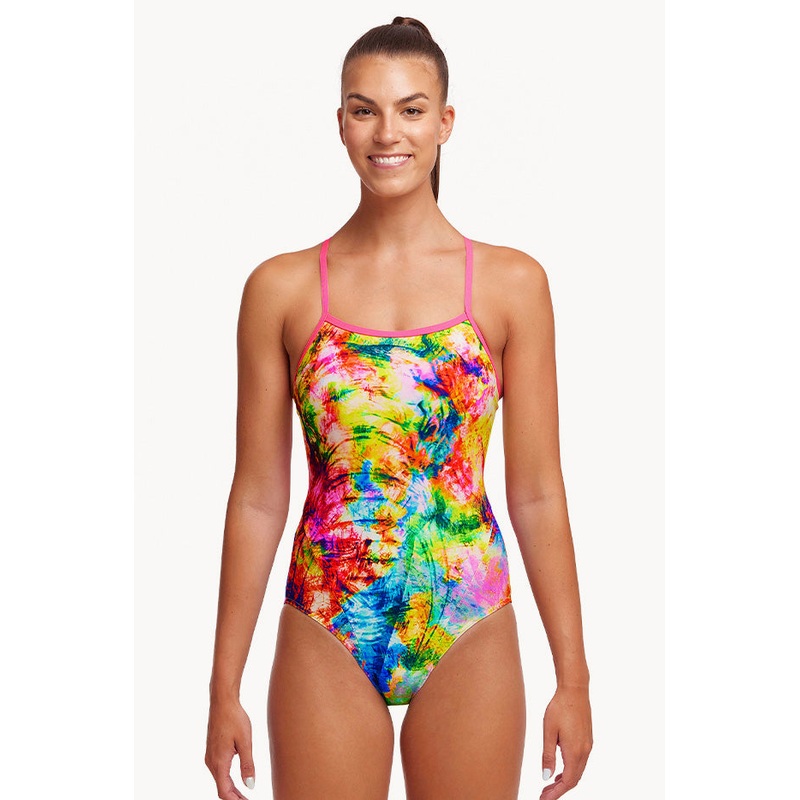 Out Trumped Single Strap One Piece
