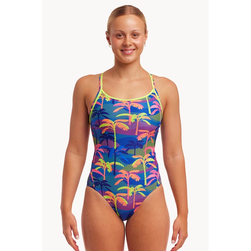 Palm A Lot Eco Diamond Back One Piece