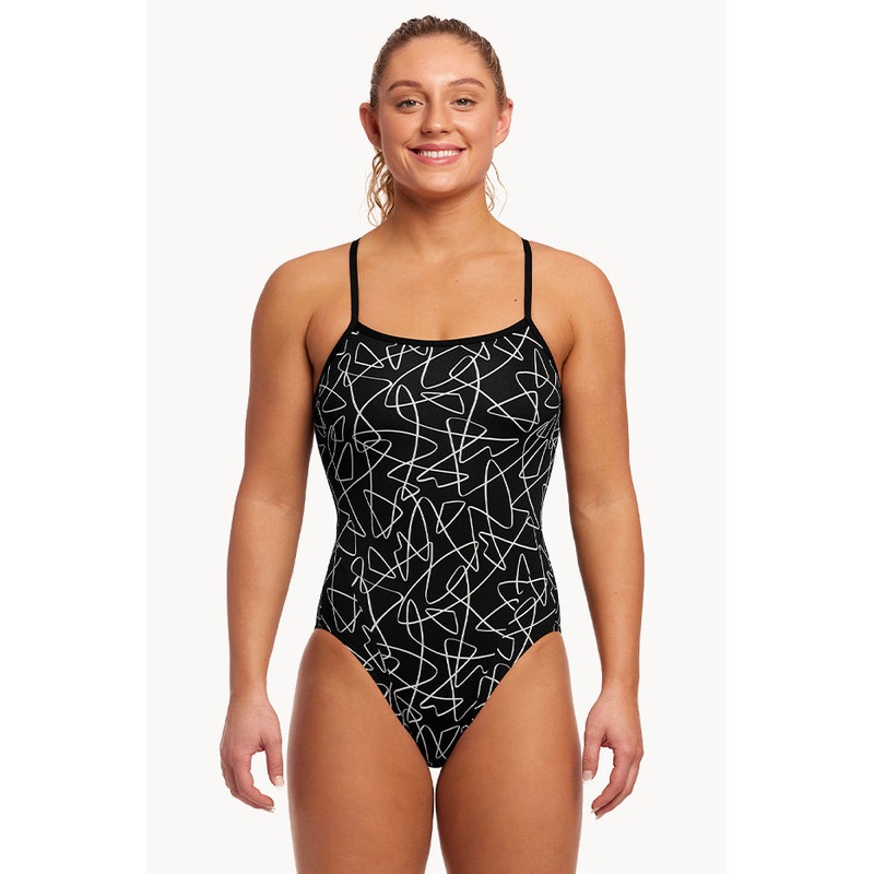 Texta Mess Single Strap One Piece