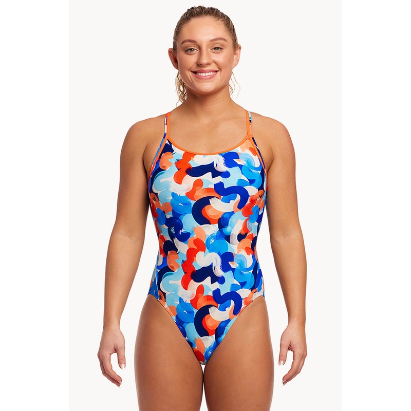 Wet Paint Diamond Back One Piece