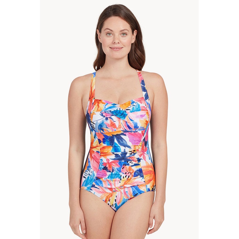 Biarrtiz Ruched Front One Piece