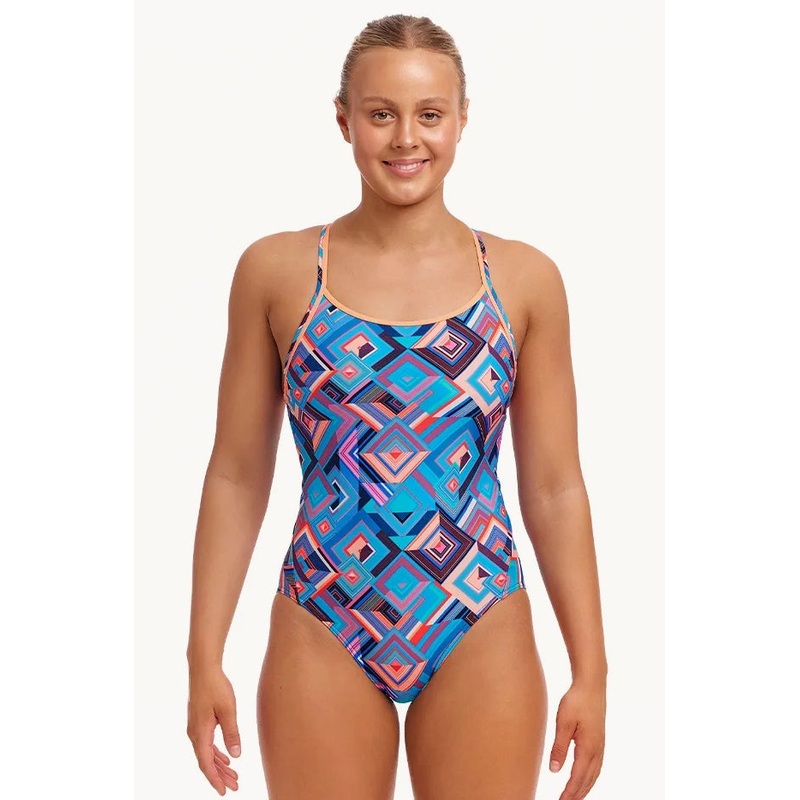 Boxed Up Diamond Back One Piece