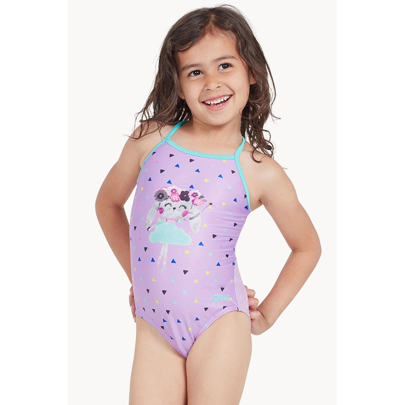 Girls Ditzy Dancer Crossback One Piece