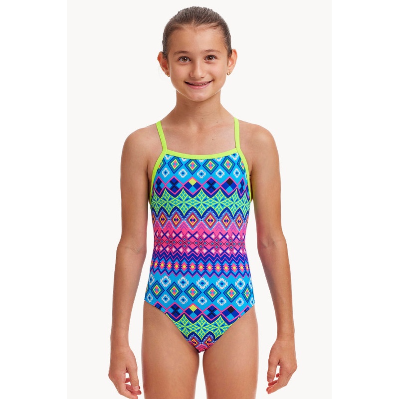 Girls Kris Kringle Tie Me Tight One Piece