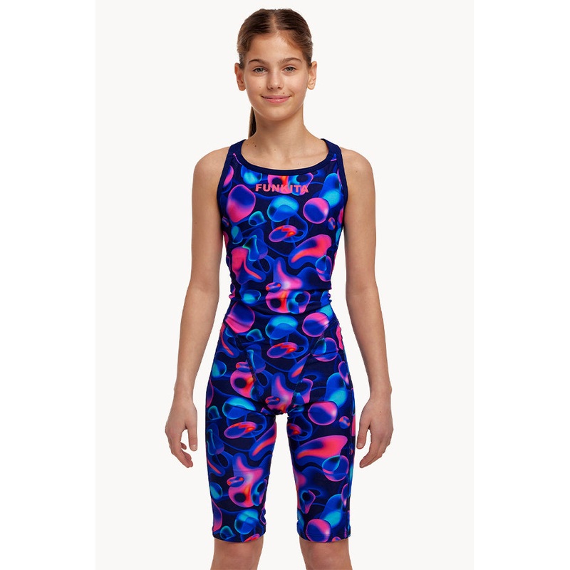 Girls Liquid Lights Fast Legs One Piece