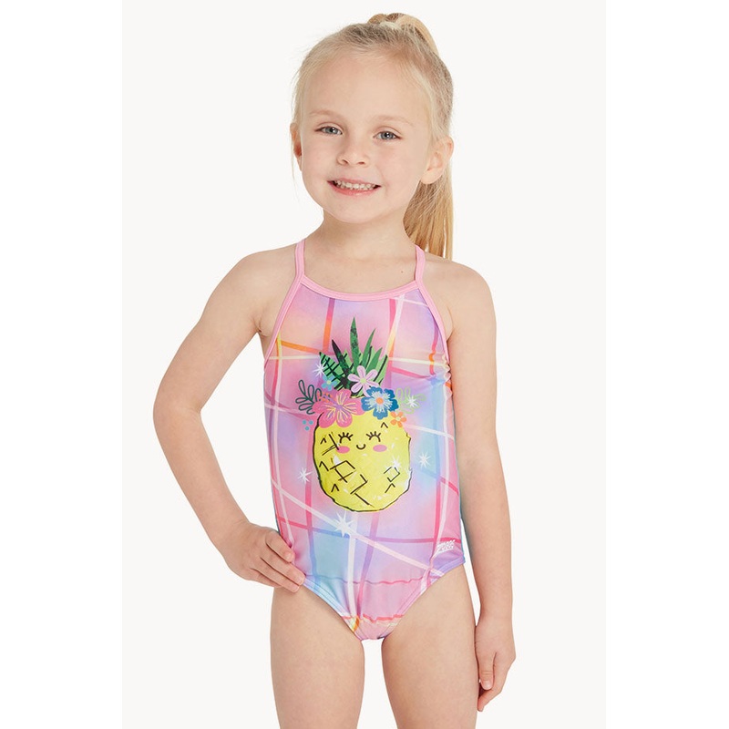 Girls Pine Time Crossback One Piece