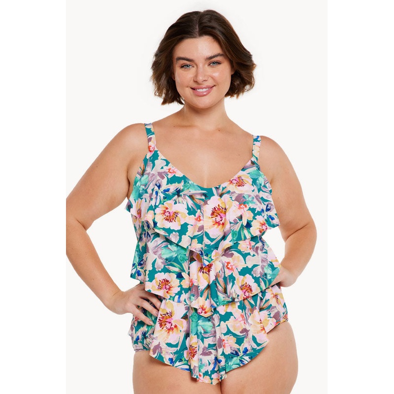 Maui Tiered Frill Tankini Separate