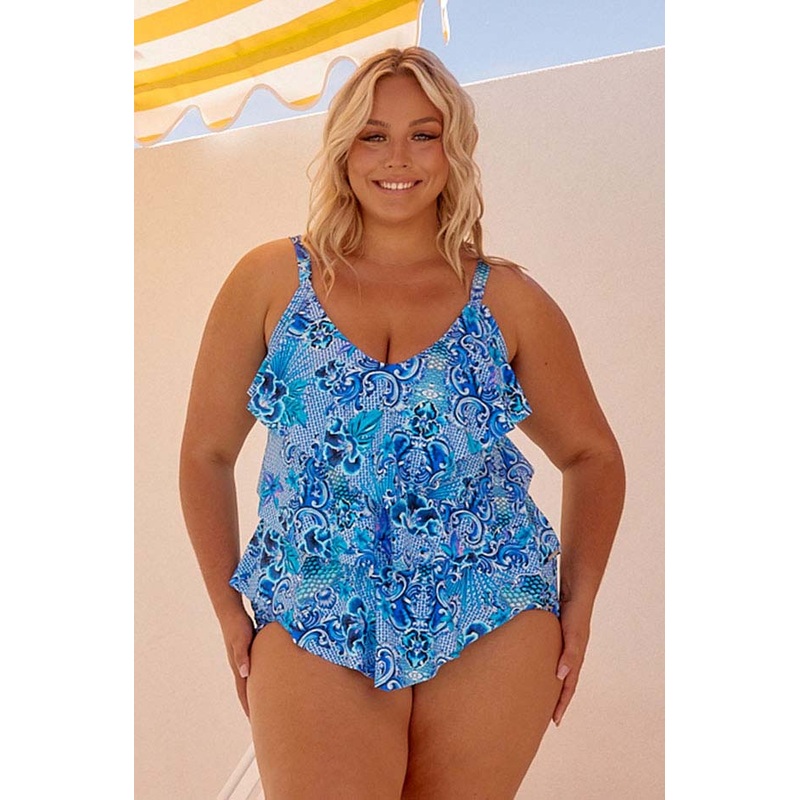 Mermaid Tiered Tankini Separate