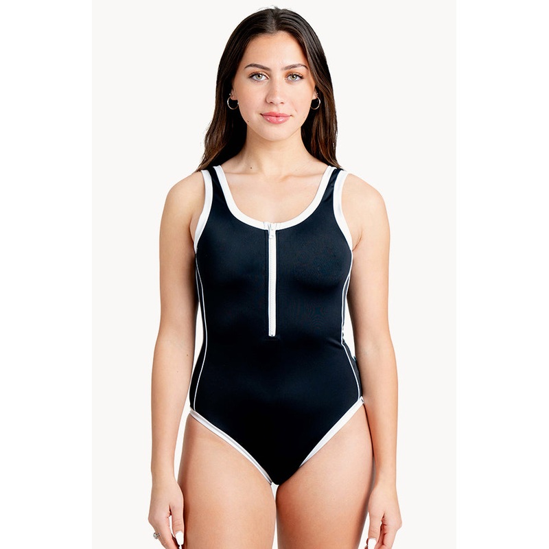 Splice Zip One Piece