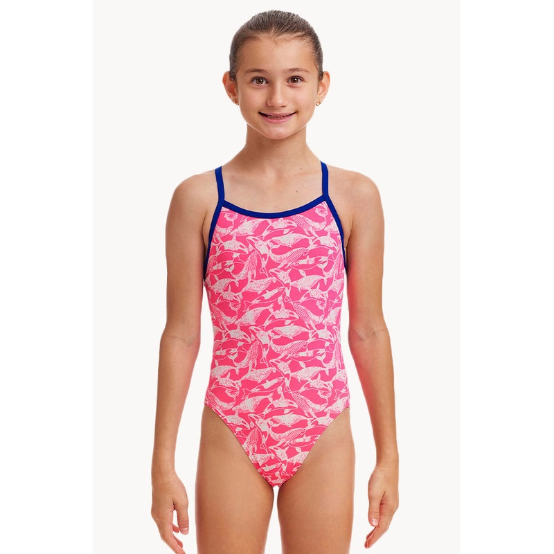Girls Beached Bae Single Strap One Piece