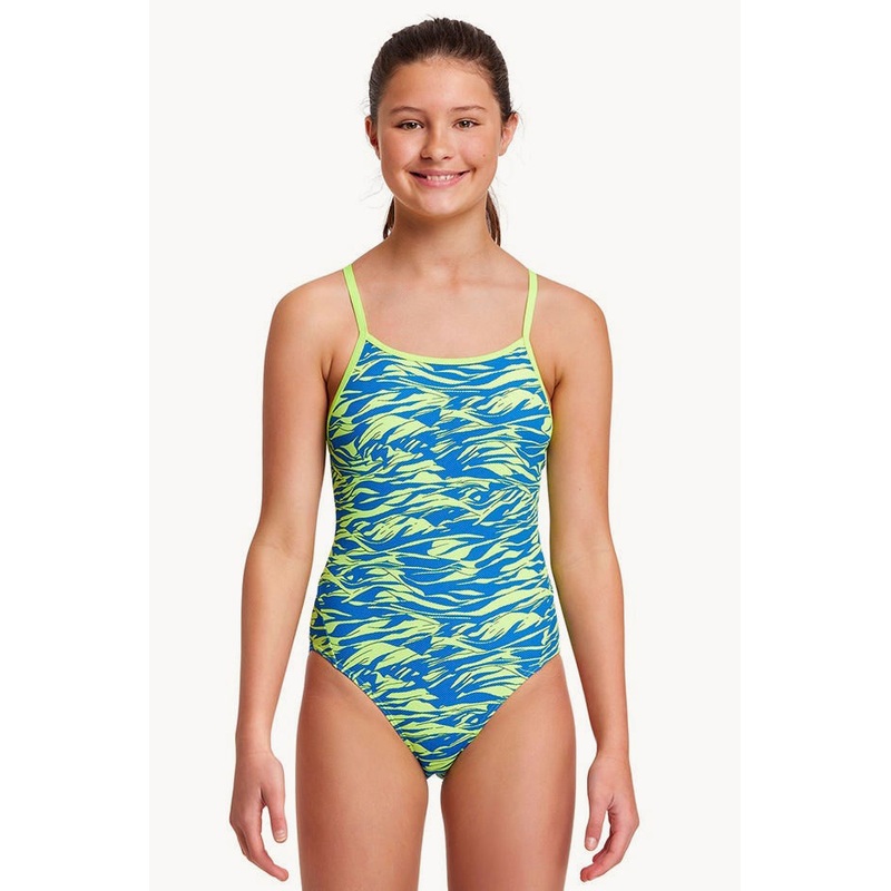 Girls Blizzard Blitz Diamond Back One Piece
