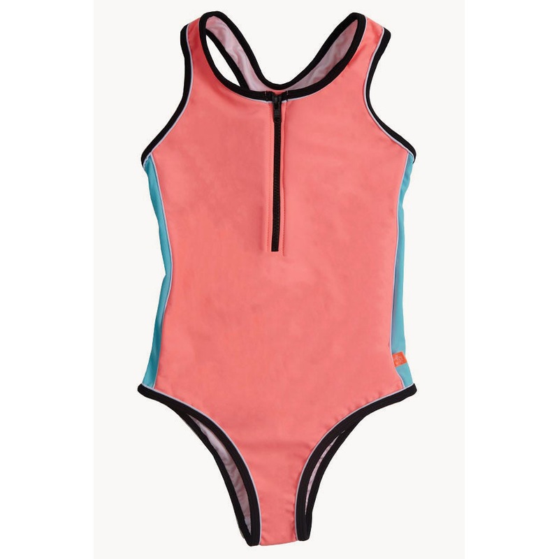 Girls Summer Tribe Zip One Piece