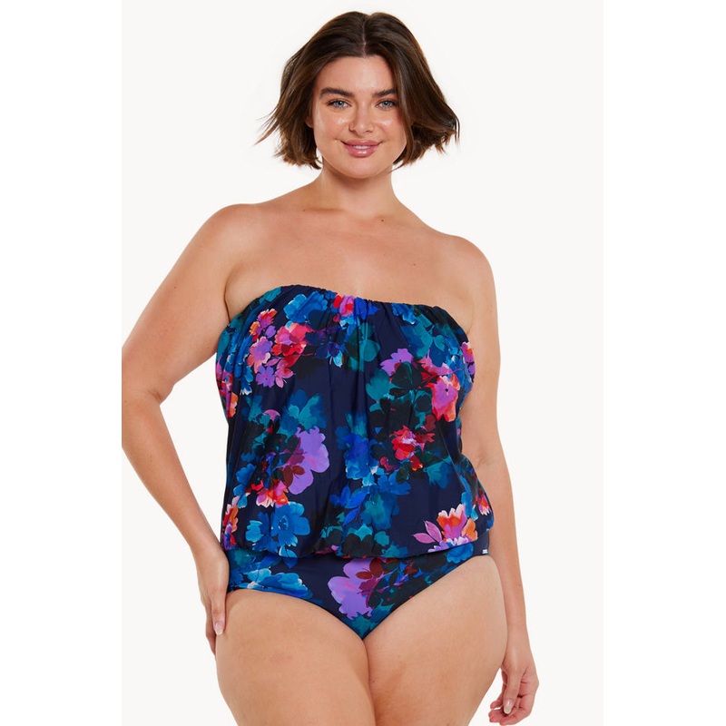 Montego Flounce Bandeau One Piece