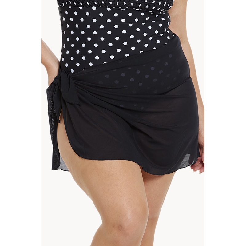 Plain Mesh Short Sarong
