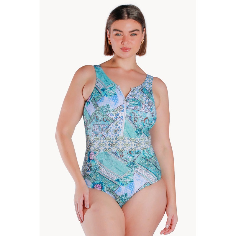 Whitehaven Zip Front One Piece