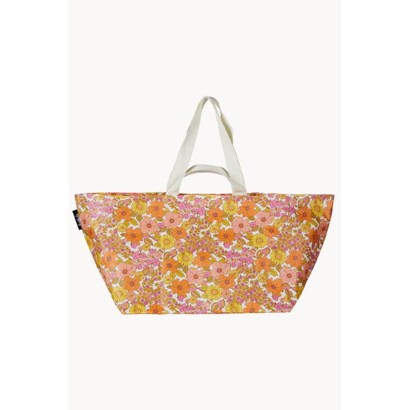 Fleur Floral Beach Bag