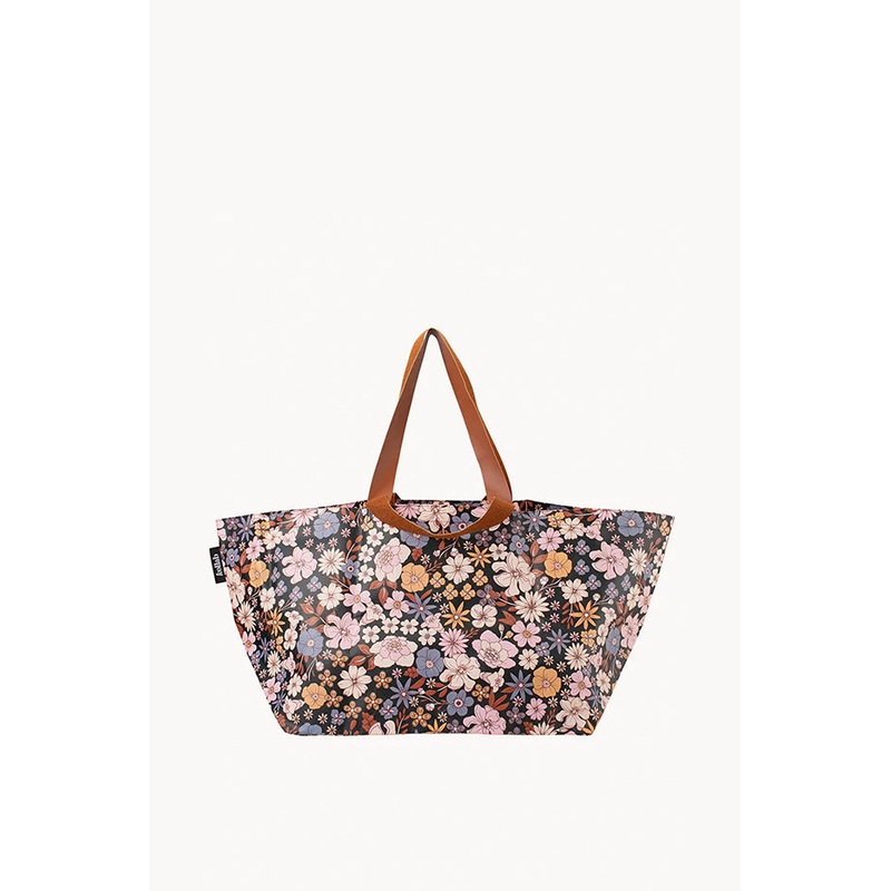 Lilac Fields Beach Bag