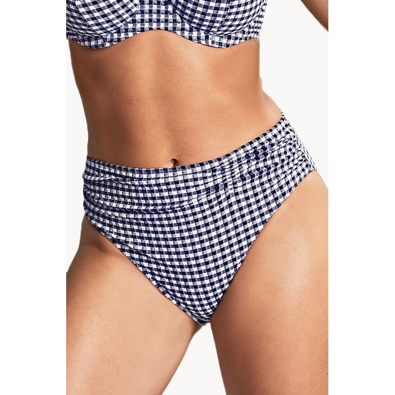 Gingham Midi Brief