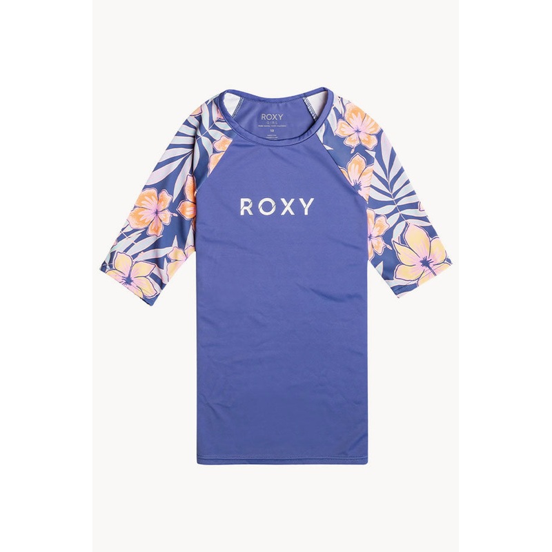 Girls Funky Palm Short Sleeve Suntop