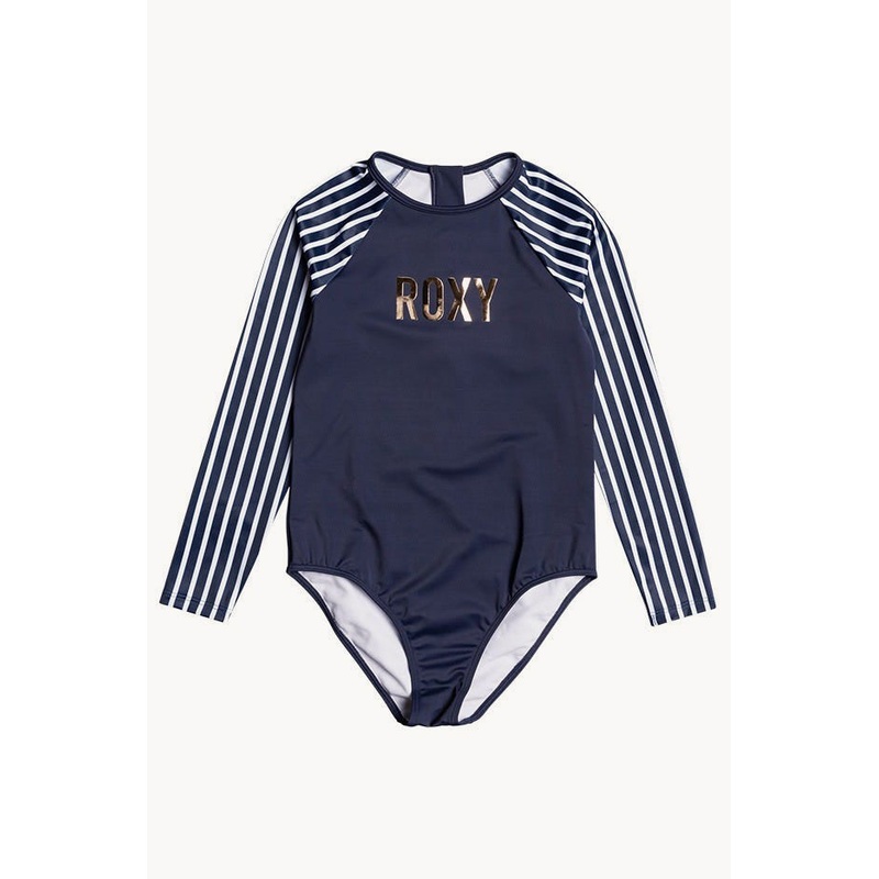 Girls Line Up Stripe Sunsuit
