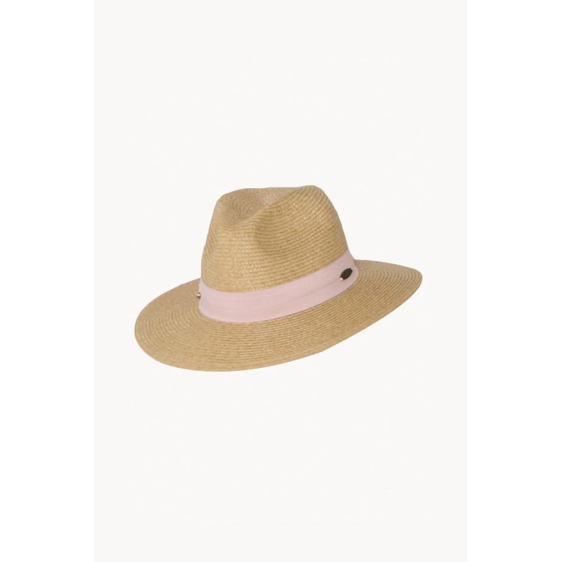 Blush Ribbon Panama Hat