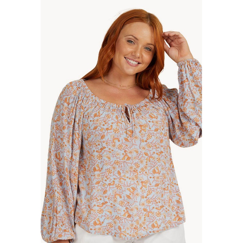 Retro Isle My Song Blouse